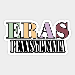 Eras Tour Pennsylvania Sticker